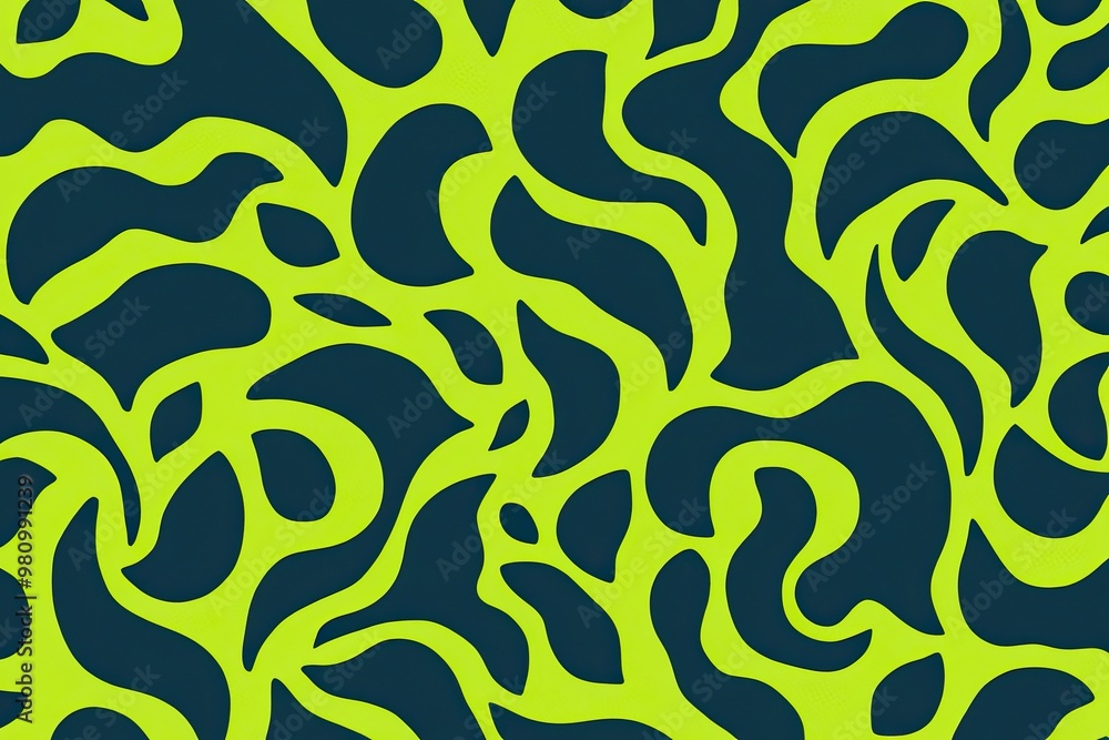 Vibrant Mint Cobalt Swirl Mosaic Texture Design Vibrant Mint Cobalt Swirl Mosaic Texture Design