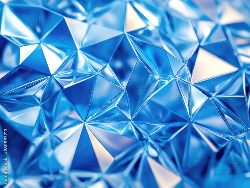 Blue diamonds close-up Blue diamonds close-up