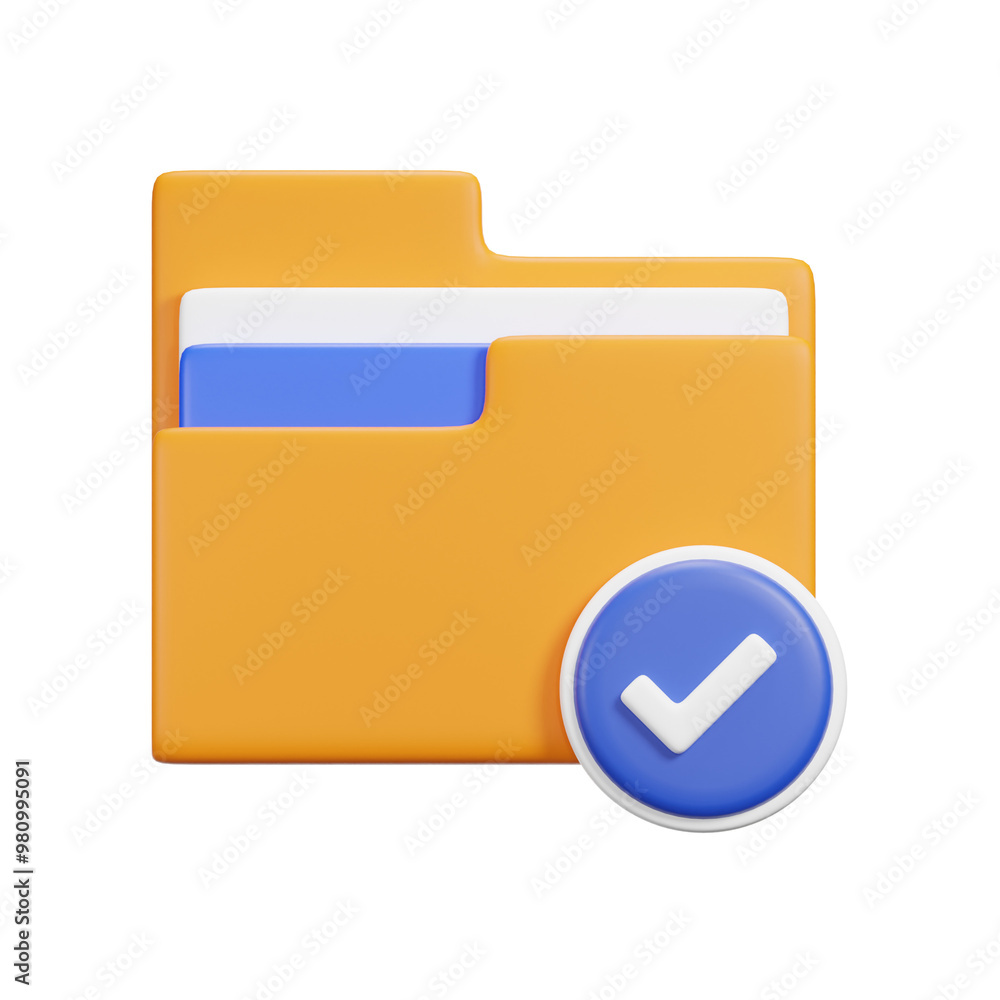 3d folder icon illustration render 3d folder icon illustration render