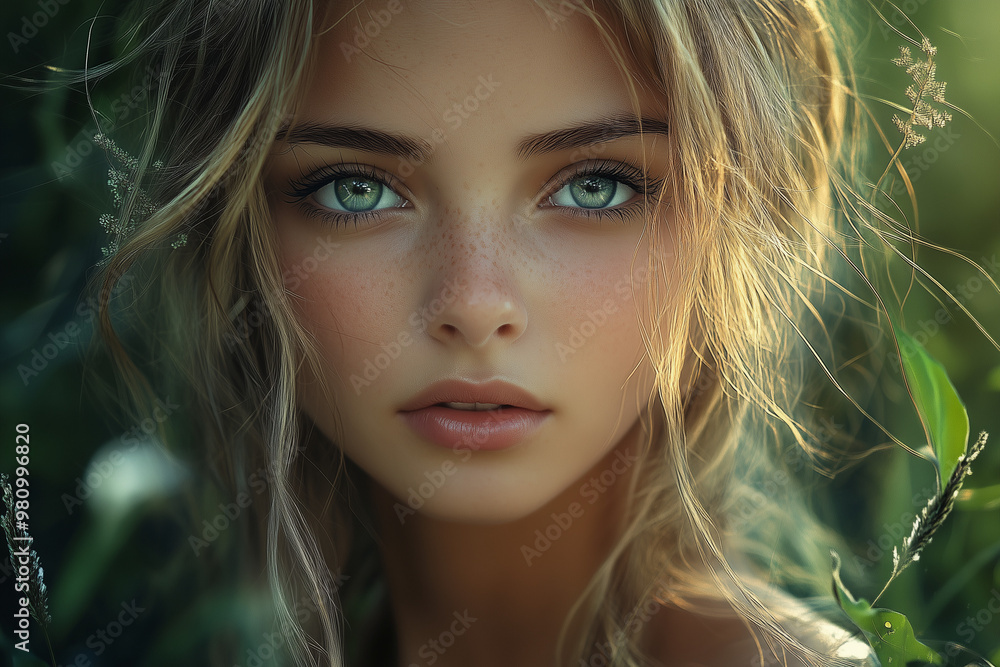 Fairytale forest girl concept Fairytale forest girl concept