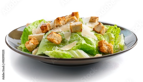 Caesar Salad with Croutons and Parmesan Cheese