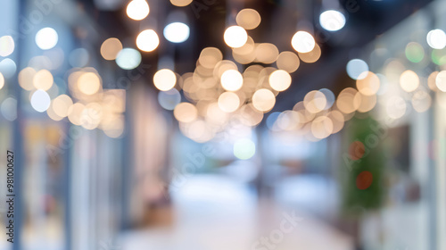 Blurred background with bokeh light; business concept banner