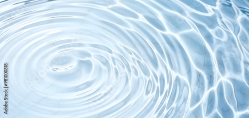 Rippling water creating a calming wave pattern