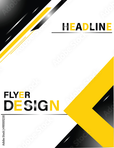 Poster cover book design template with space for photo background, Use for annual report, proposal, portfolio, brochure, flyer, leaflet, catalog, magazine, booklet, Vector template in A4 layout.