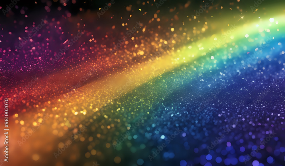 Rainbow spark texture background illustration. AI Generated Rainbow spark texture background illustration. AI Generated