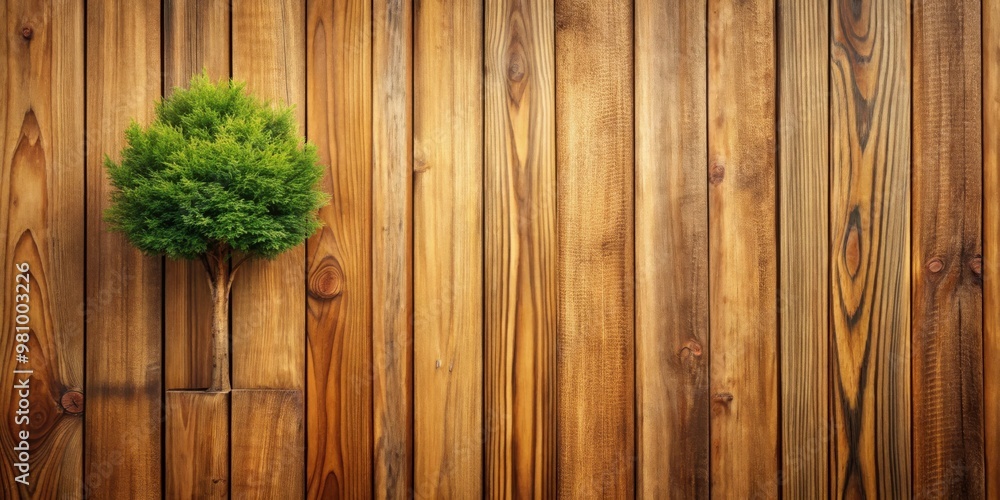 Brown vertical wood texture background with natural tree panorama Brown vertical wood texture background with natural tree panorama