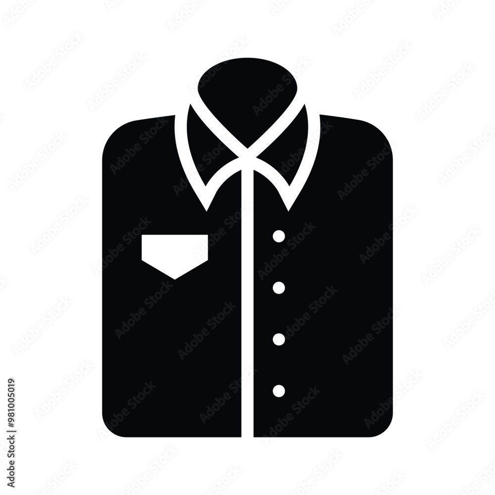 Display fashion with this shirt icon for stylish clothing Display fashion with this shirt icon for stylish clothing