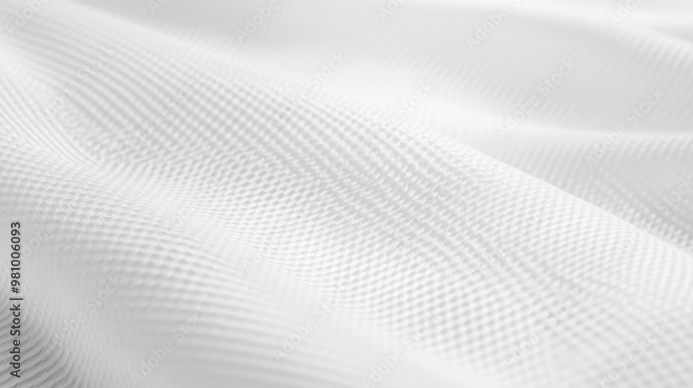 White fabric texture with subtle patterns and White fabric texture with subtle patterns and