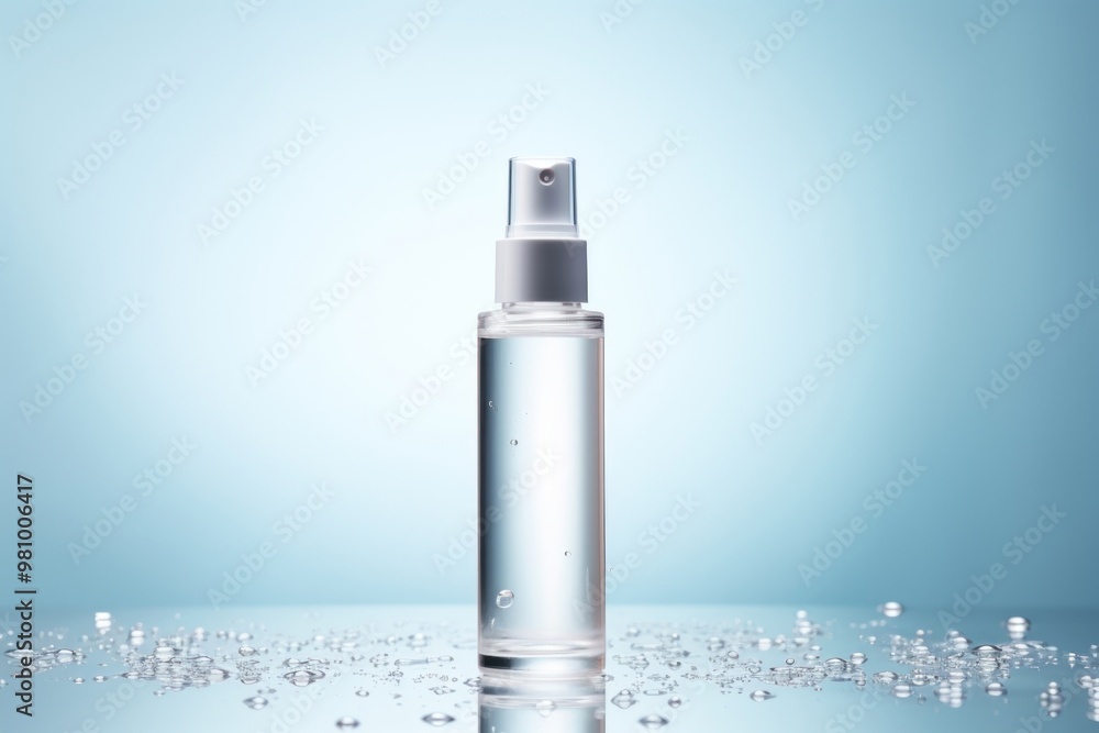 Bottle cosmetics perfume container.