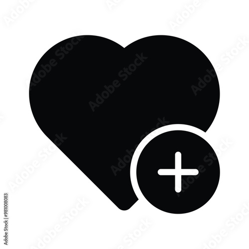 Wishlist icon used for saving items or desired purchases