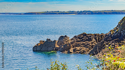 Frehel Cape in french brittany french coastline