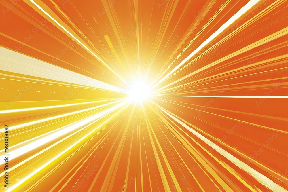 Obraz premium Bright Sun Ray Overlays with Flare Effects and Shine Enhancements