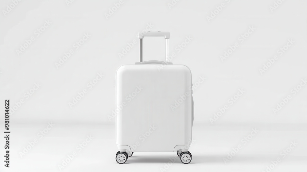 Obraz premium Travel vacation theme suitcase suitcase box illustration