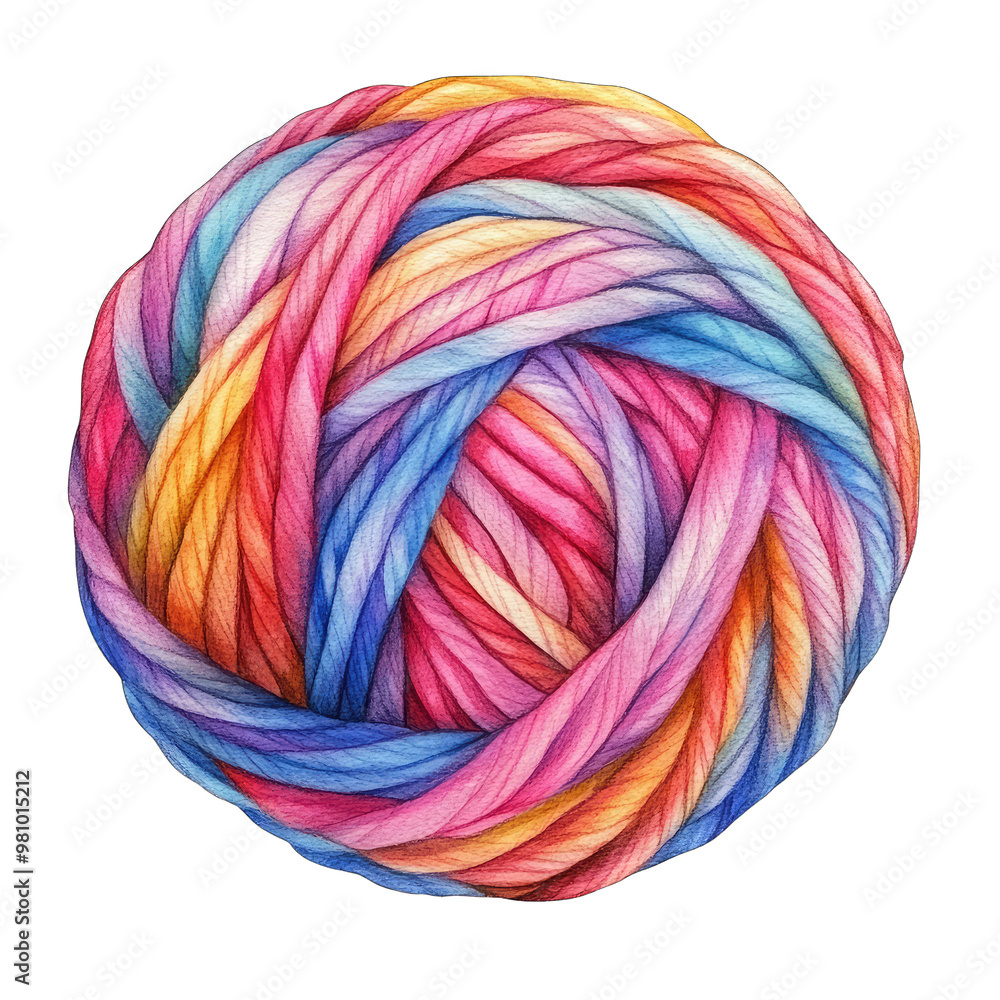 Ball of knitting yarn Ball of knitting yarn