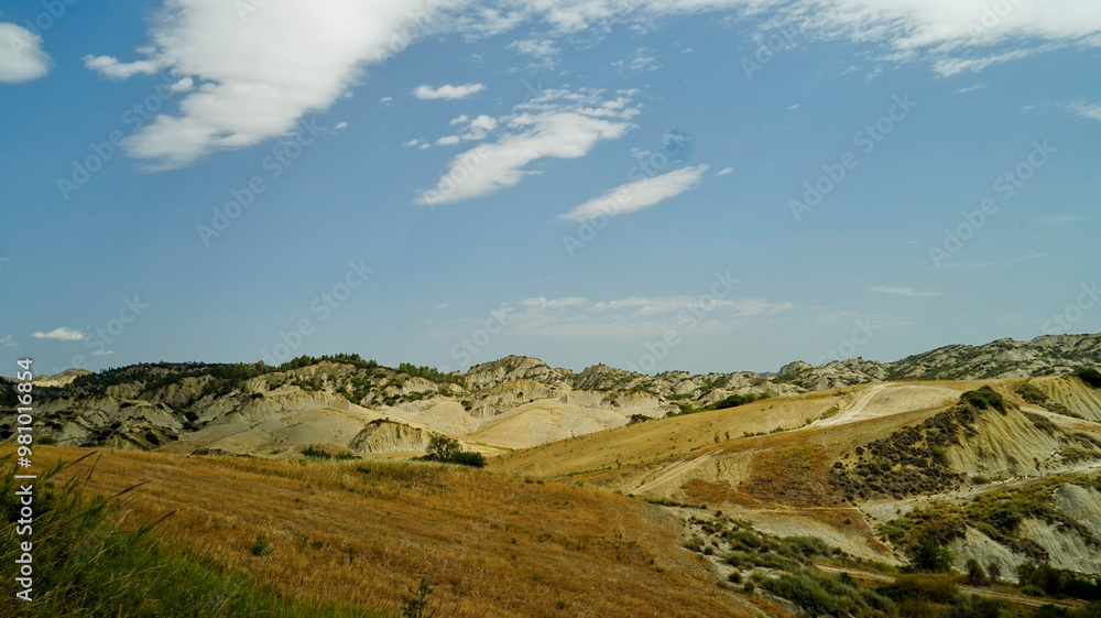 Obraz premium Aliano, i calanchi Lucani,Matera,Basilicata,Italy