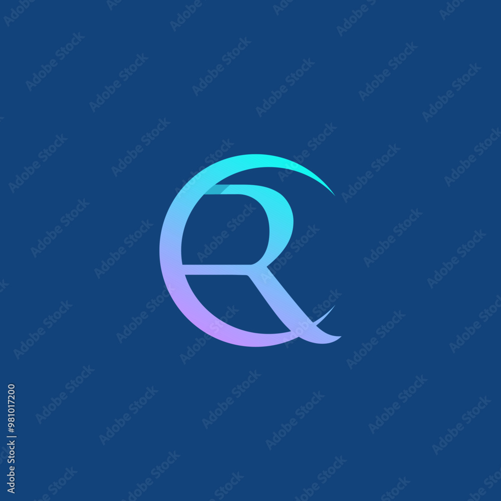 Letter CR Logo Design Vector. RC Icon Design Letter CR Logo Design Vector. RC Icon Design