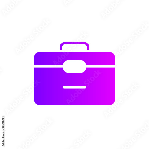 brief case gradient icon