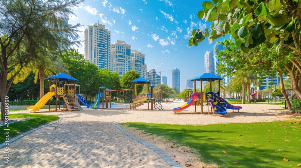 Visit the Jumeirah Beach Park, a beautifully landscaped area offering green spaces, picnic areas, and playgrounds Visit the Jumeirah Beach Park, a beautifully landscaped area offering green spaces, picnic areas, and playgrounds