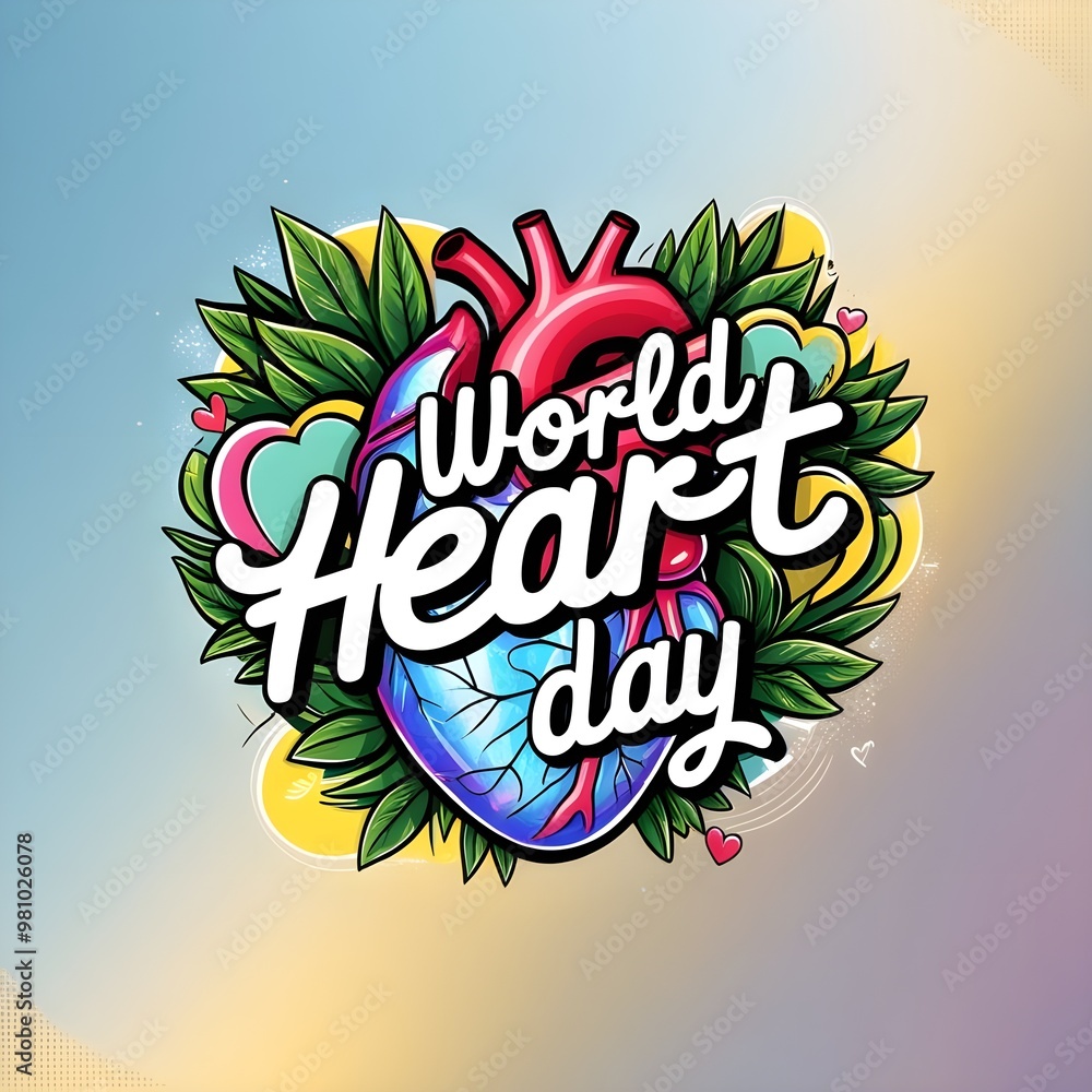 Obraz premium World Heart Day With Organ