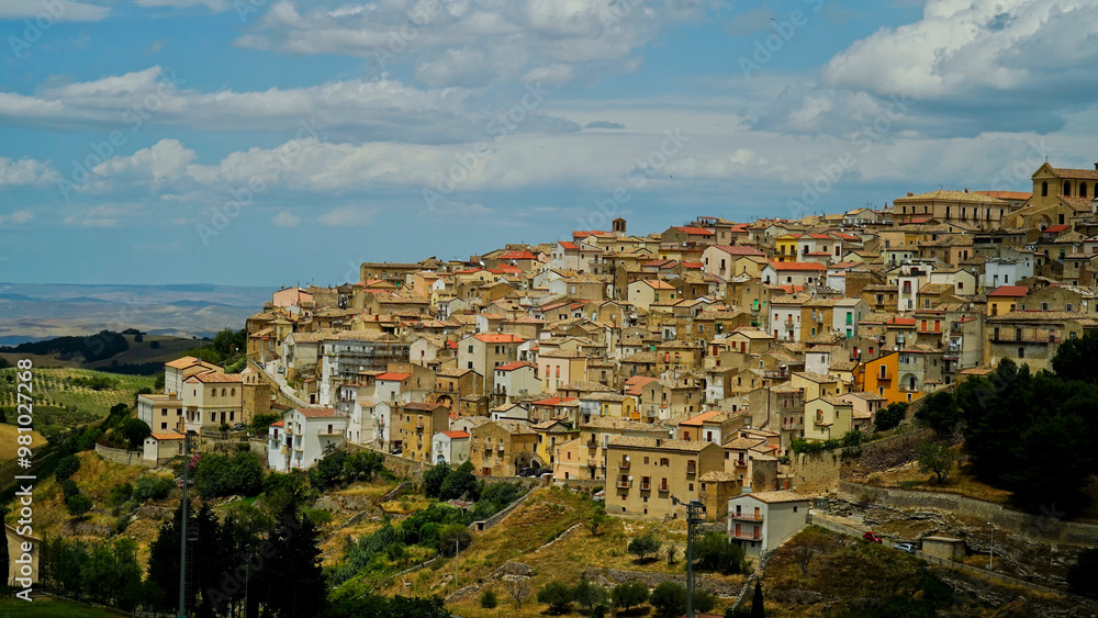 Fototapeta premium Tricarico,Matera,Basilicata,Italy