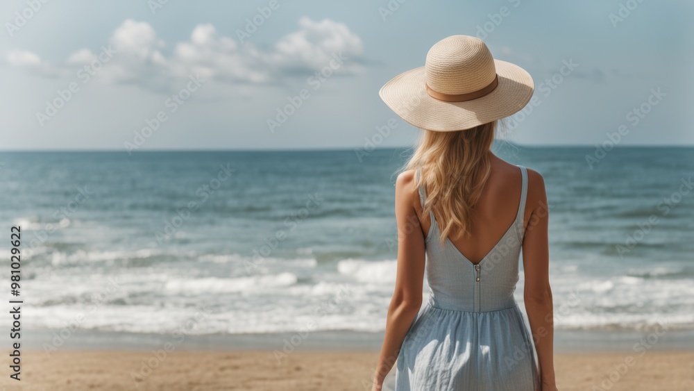 woman on the beach woman on the beach