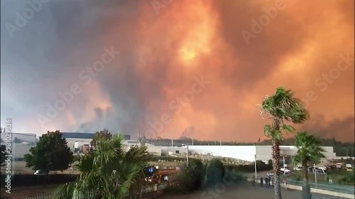 fires on September 16, 2024  in albergaria a velha Portugal