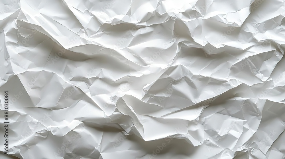Crumpled white paper texture, perfect for background, design, or abstract art. It adds a unique touch to any project. Crumpled white paper texture, perfect for background, design, or abstract art. It adds a unique touch to any project.