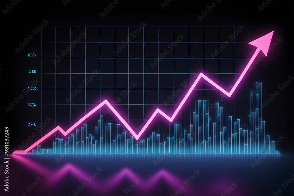 Naklejka premium 3d graphic equalizer