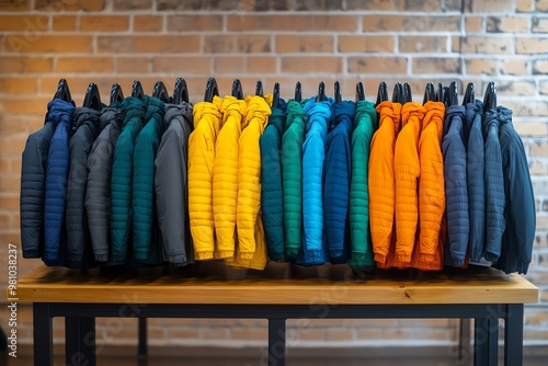 Adaptive customization in apparel, offering bundles tailored to specific climates, such as winter, summer, or rainwear photo