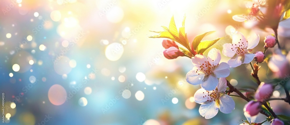 Delicate Blossom in Spring Sunshine Delicate Blossom in Spring Sunshine