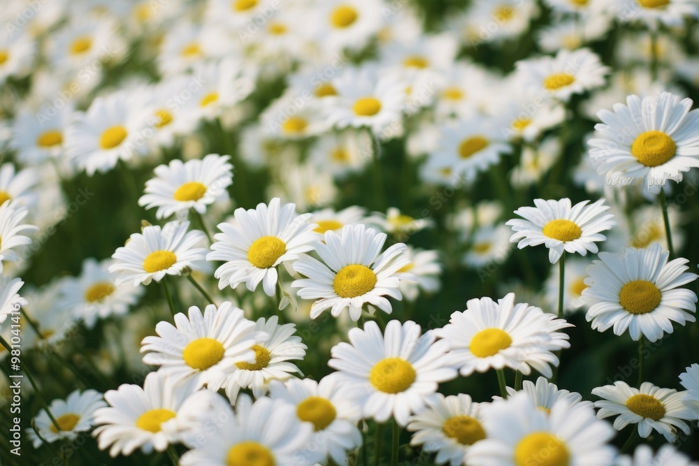 Daisy field background outdoors backgrounds freshness. Daisy field background outdoors backgrounds freshness.