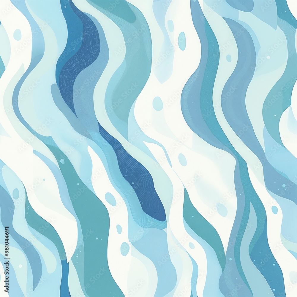 seamless pattern with waves