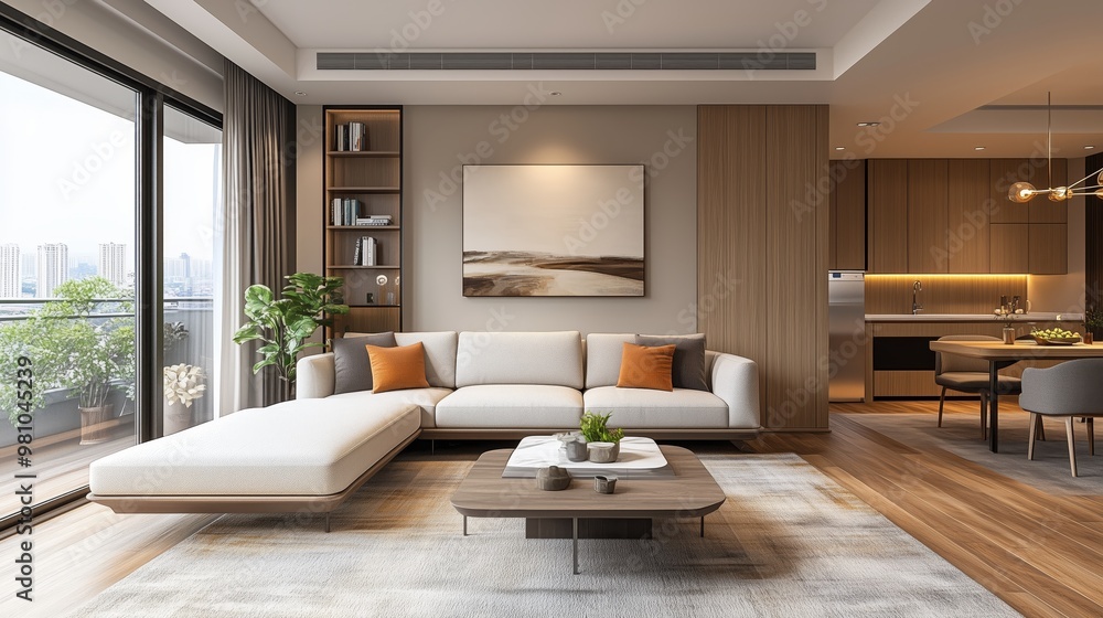 © ifoto - A modern apartment living room