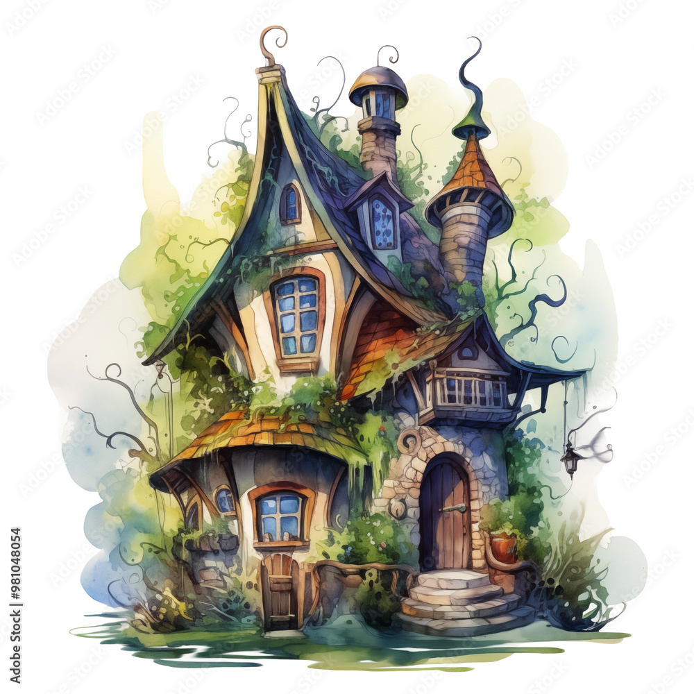 The Evil Witch's House illustration The Evil Witch's House illustration