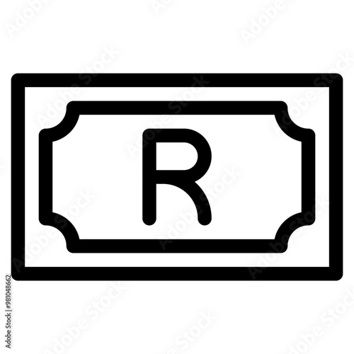 rand, banknote, country, money, cash Icon