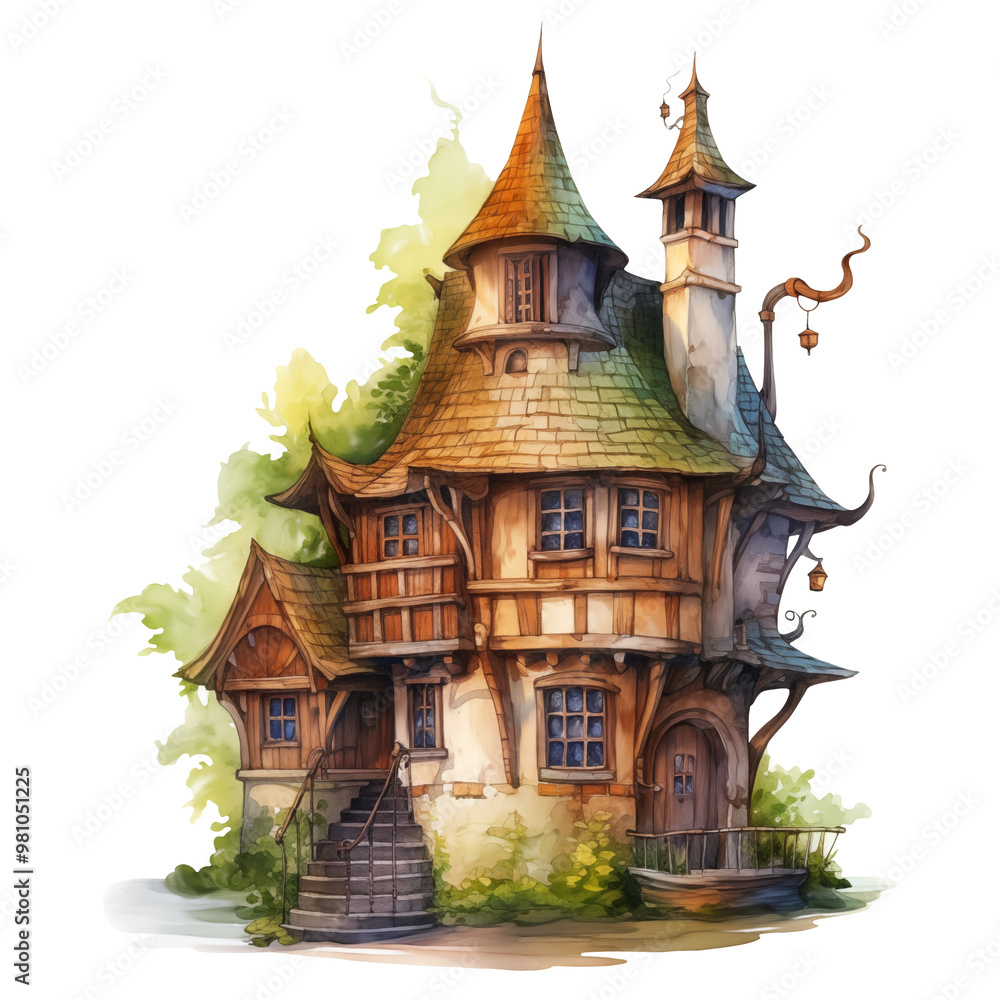 The Evil Witch's House illustration The Evil Witch's House illustration