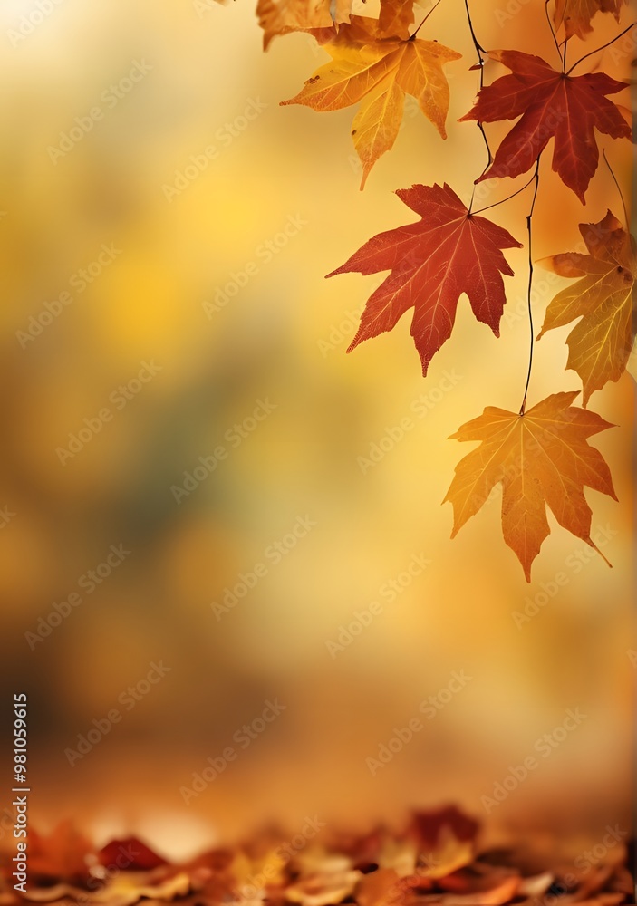 Blurred autumn leaves background Blurred autumn leaves background