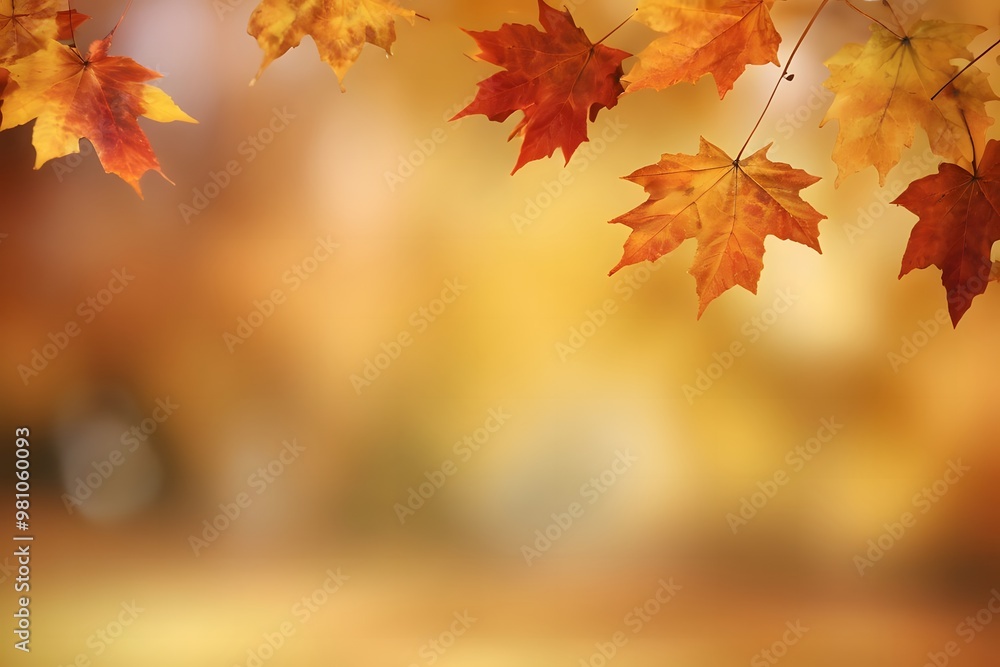 Blurred autumn leaves background Blurred autumn leaves background