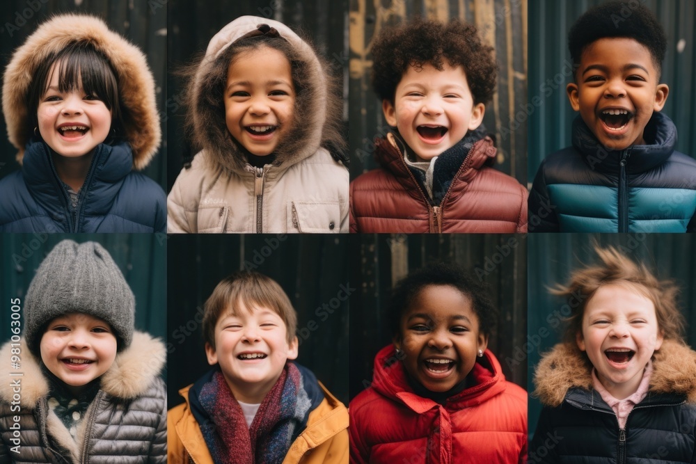 Fototapeta premium Kids smiling person photo photography.