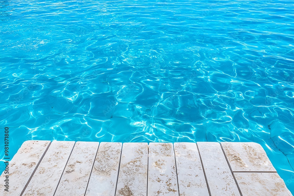Obraz premium Acid solutions used in swimming pool maintenance, adjusting pH levels for safe swimming conditions