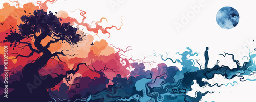 Experiment with scale, creating both large and small hand-drawn style vector art pieces to improve your versatility as an