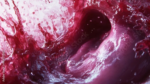 Widescreen 3D depiction of a stomach ravaged by the intense cramps and discomfort of digestive issues photo