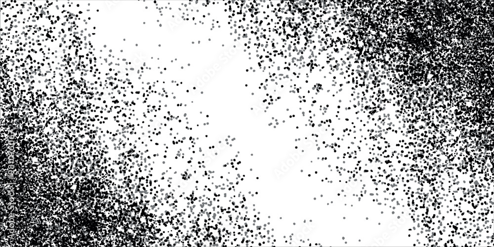 Abstract grunge halftone vector frame design. Modern dotted design element. Abstract grunge halftone vector frame design. Modern dotted design element.