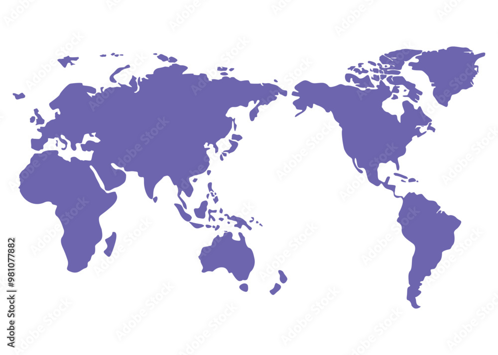 Fototapeta premium world map vector 