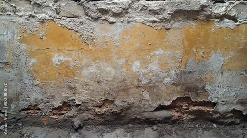 Detailed image of efflorescence on basement walls indicating water intrusion
