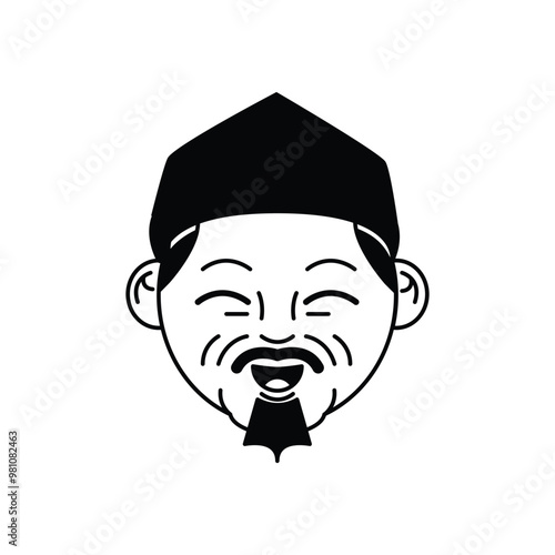 Old Man Illustration