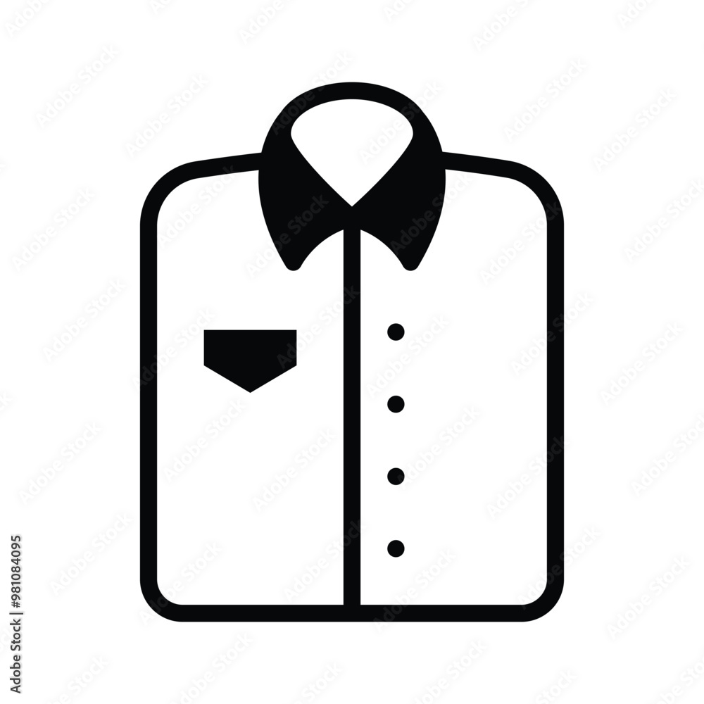 Display fashion with this shirt icon for stylish clothing Display fashion with this shirt icon for stylish clothing