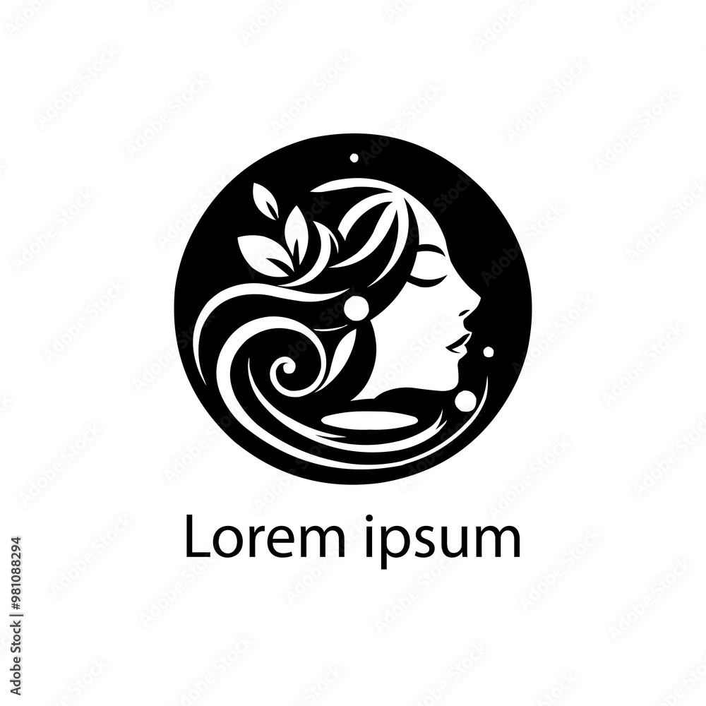 Fototapeta premium A spa logo design 