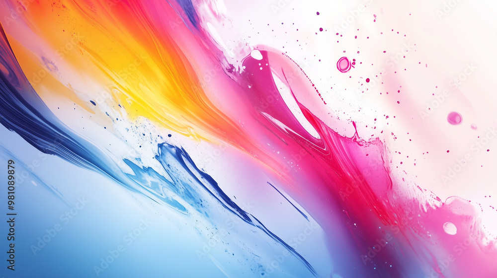 An abstract background featuring a blend of mixed oil paints. An abstract background featuring a blend of mixed oil paints.