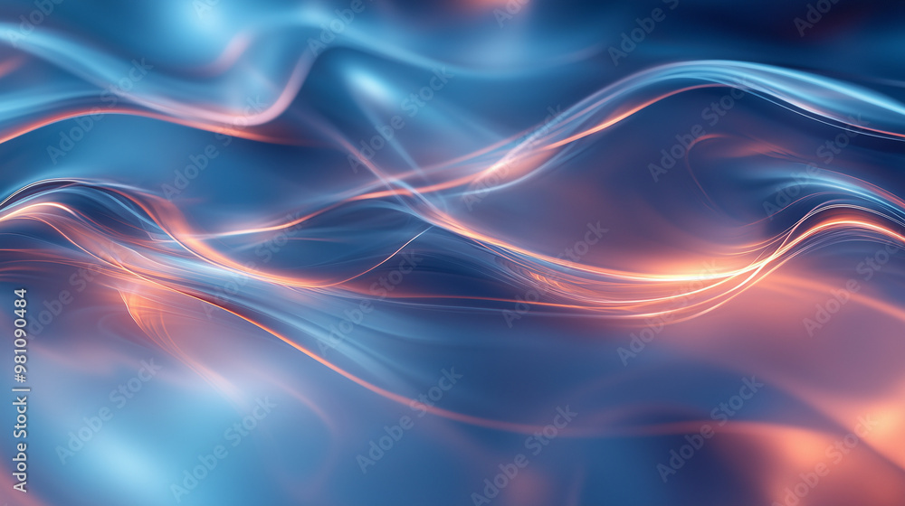 Abstract background with waves, Blue and pink Abstract background with waves, Blue and pink